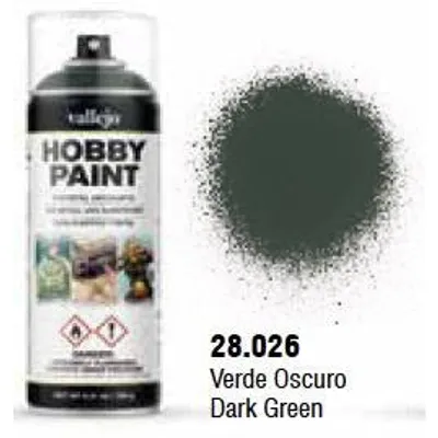 VAL28026 Dark Green Aerosol (400ml) Fantasy Color Primer