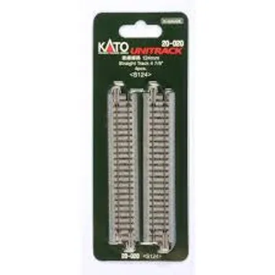 Kato UniTrack N 4 7/8" Straight Track 4 pcs