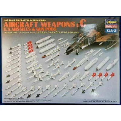 US Aircraft Weapons Set C 1/48 by Hasegawa