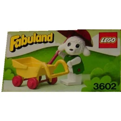 Lego Fabuland: Bianca Lamb and Stroller 3602