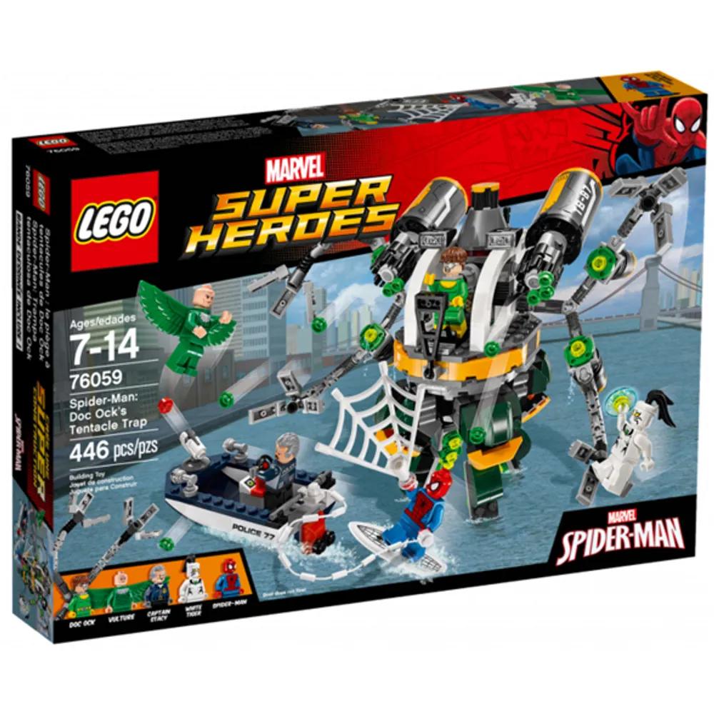 Lego Marvel Super Heroes: Spider-Man: Doc Ock's Tentacle Trap 76059 (Used complete with good box)