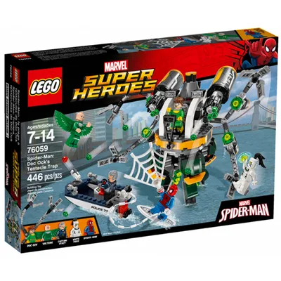 Lego Marvel Super Heroes: Spider-Man: Doc Ock's Tentacle Trap 76059 (Used complete with good box)