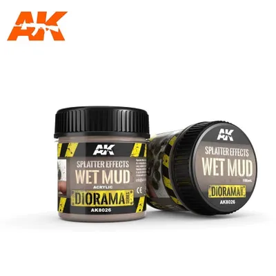 AK Interactive Splatter Effects - Wet Mud (100ml) (Acrylic) AK-8026