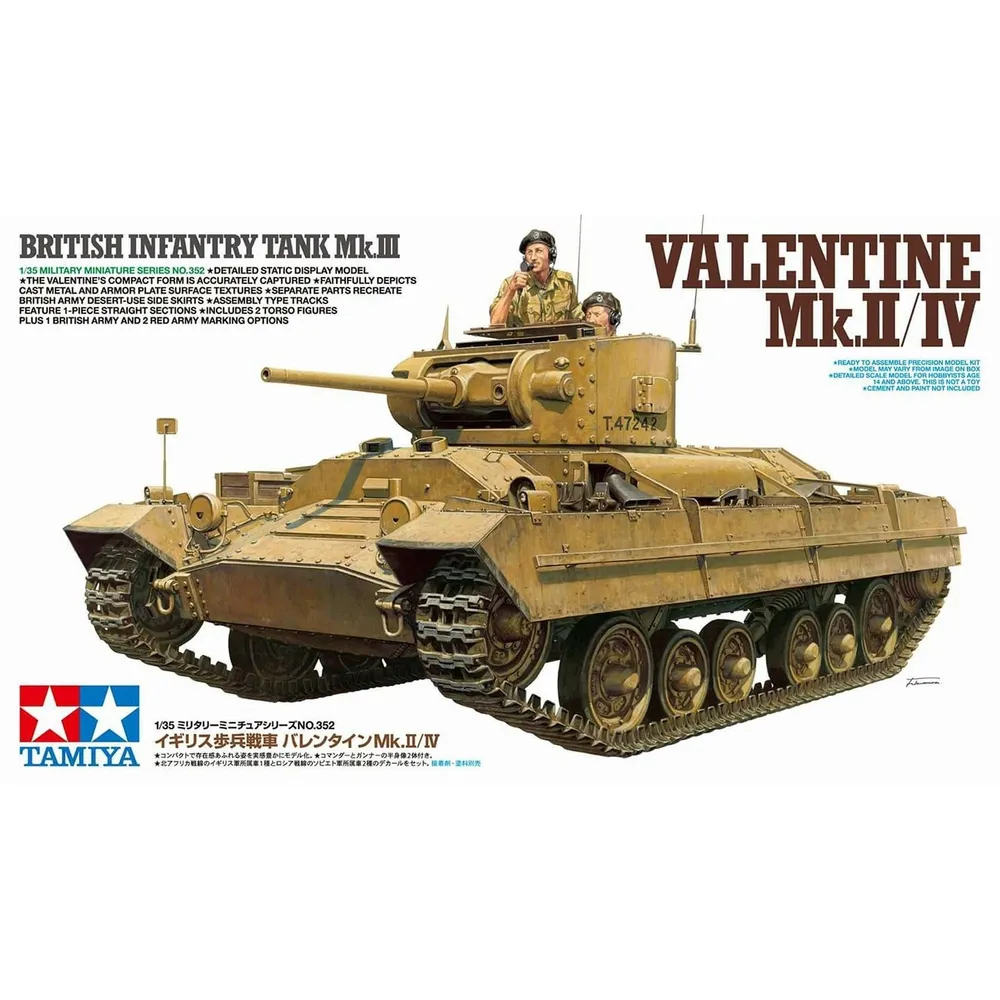 Valentine MkII/IV 1/35 #35352 by Tamiya