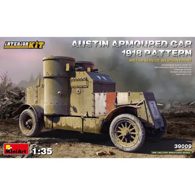 Austin Armoured Car 1918 Pattern British Service. Western Front 1/35 #39009 by MiniArt
