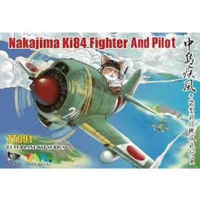 Cute Japanese KI-84 Fighter and Pilot