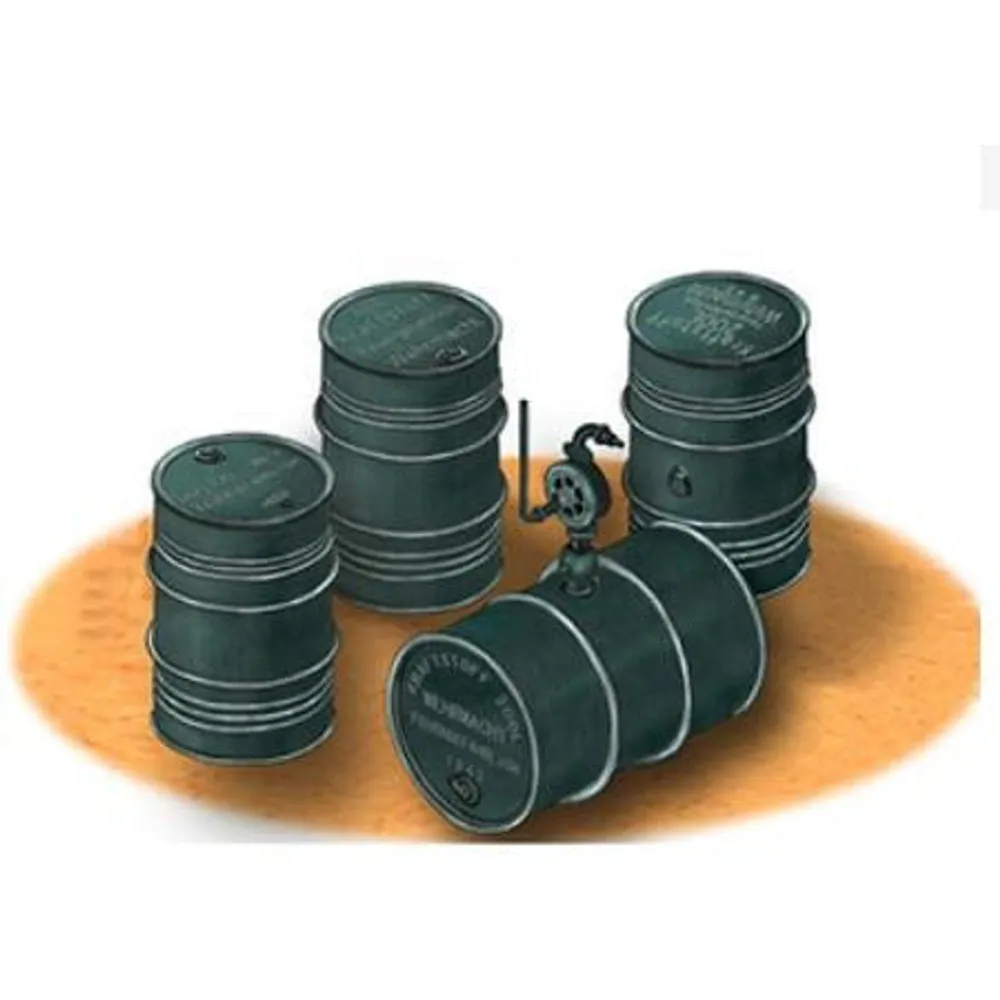 German WWII 200L Oil Drums 1/35 by Bronco