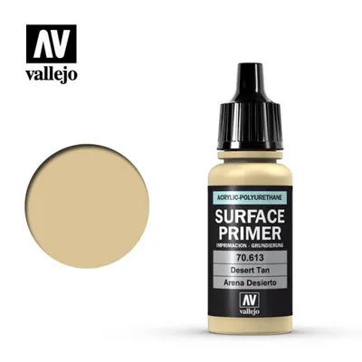 VAL70613 Acrylic Polyurethane Primer - Desert Tan (17ml)