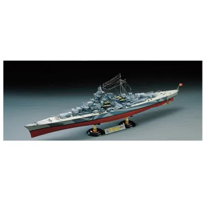 German Battleship Tirpitz 1/800 Model Ship Kit #14219 by Academy