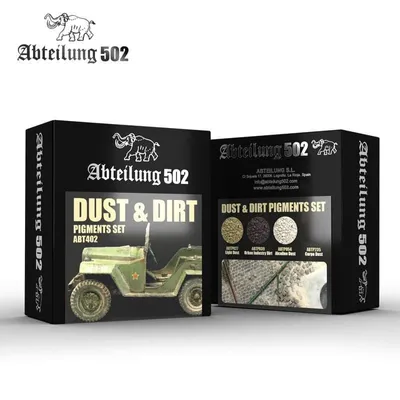 AK-ABT402 Abteilung 502 Dust and Dirt Pigments Set