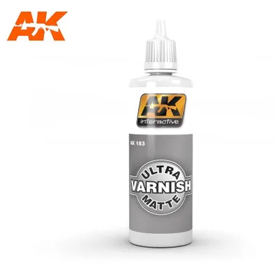 AK-183 Ultra Matte Finish Top Quality Varnish 60mL by AK Interactive