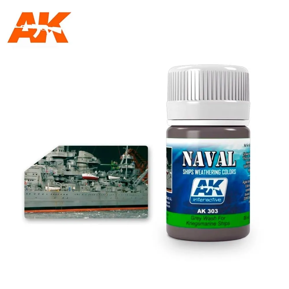 AK-303 Grey Wash For Kriegsmarine Ships Wash