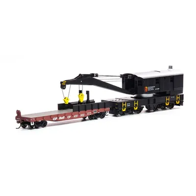 Canadian Pacific Railway Beaver 200-Ton Crane & Tender HO #414503