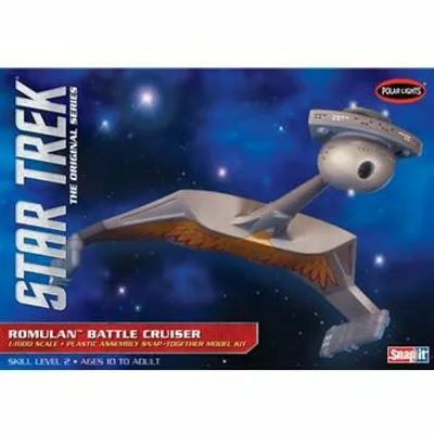 Romulan Battlecruiser (discontinued) 1/1000 Star Trek The Original Series Model Kit #897 by Polar Lights