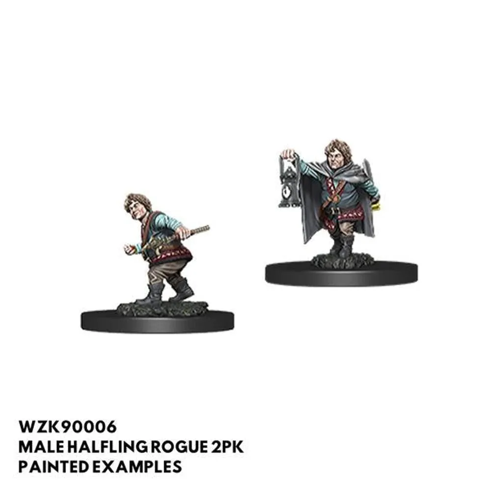 D&D Unpainted Mini - Halfling Male Rogue 90006