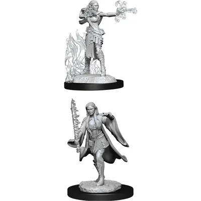 D&D Unpainted Mini - Multiclass Warlock & Sorcerer 90149