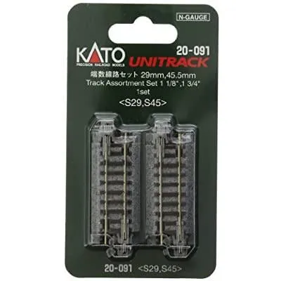 Kato UniTrack Terminal UniJoiner 35" for HO & N Scale