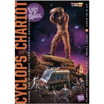 Lost in Space: 1/35 Cyclops & 1/48 Chariot with 7 Figures & Base #1420 by Doll & Hobby
