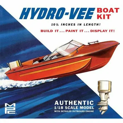Hydro-Vee Boat Kit 1/18 Model Ship Kit #883 by MPC