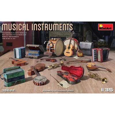 Musical Instruments #35622 1/35 Detail Kit by MiniArt