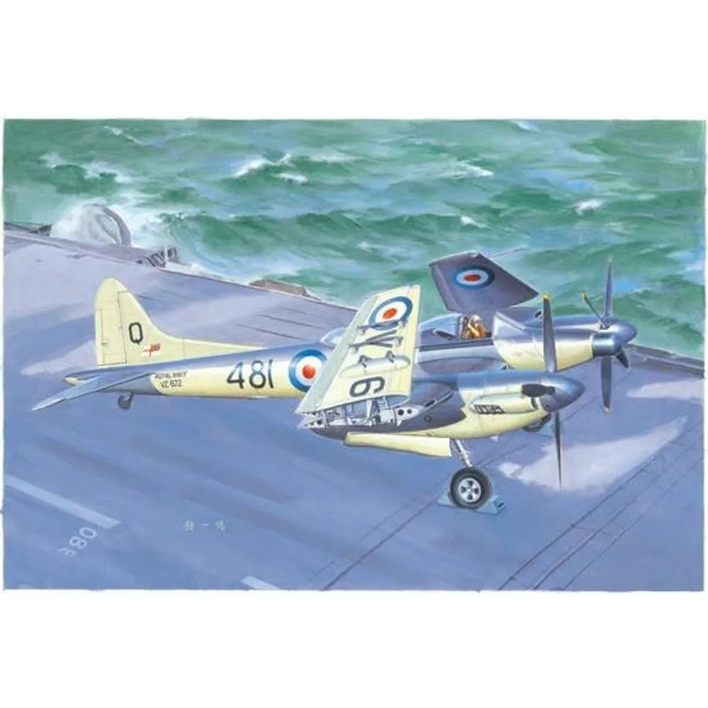 De Havilland Sea Hornet NF.21 1/48 Model Ship Kit #02895 by Trumpeter