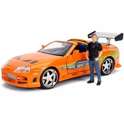 Jada Fast & Furious Brian's Toyota Supra w/Brian Figure 1/24 #30738