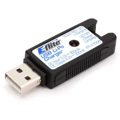 EFLC1008 1S USB LiPo Charger 300mA