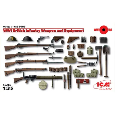 WWI British Infantry Weapon and Equipment 1/35 by ICM