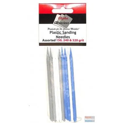 Alpha Abrasives Plastic Sanding Needles (9pcs) Assorted ALP404