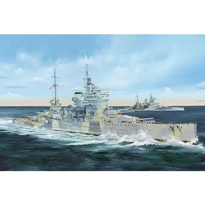 Battleship HMS Queen Elizabeth 1/350 Model Ship Kit #5324 by Trumpeter