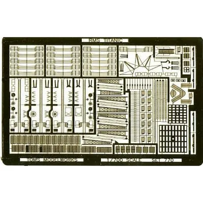 Tom's Model Works 1/700 RMS Titanic Detail Set for Academy Kit #770