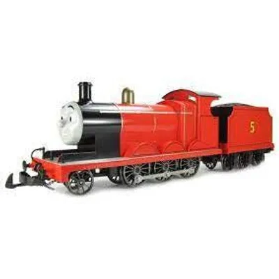 James the Red Engine with Moving Eyes #58743 by Bachmann