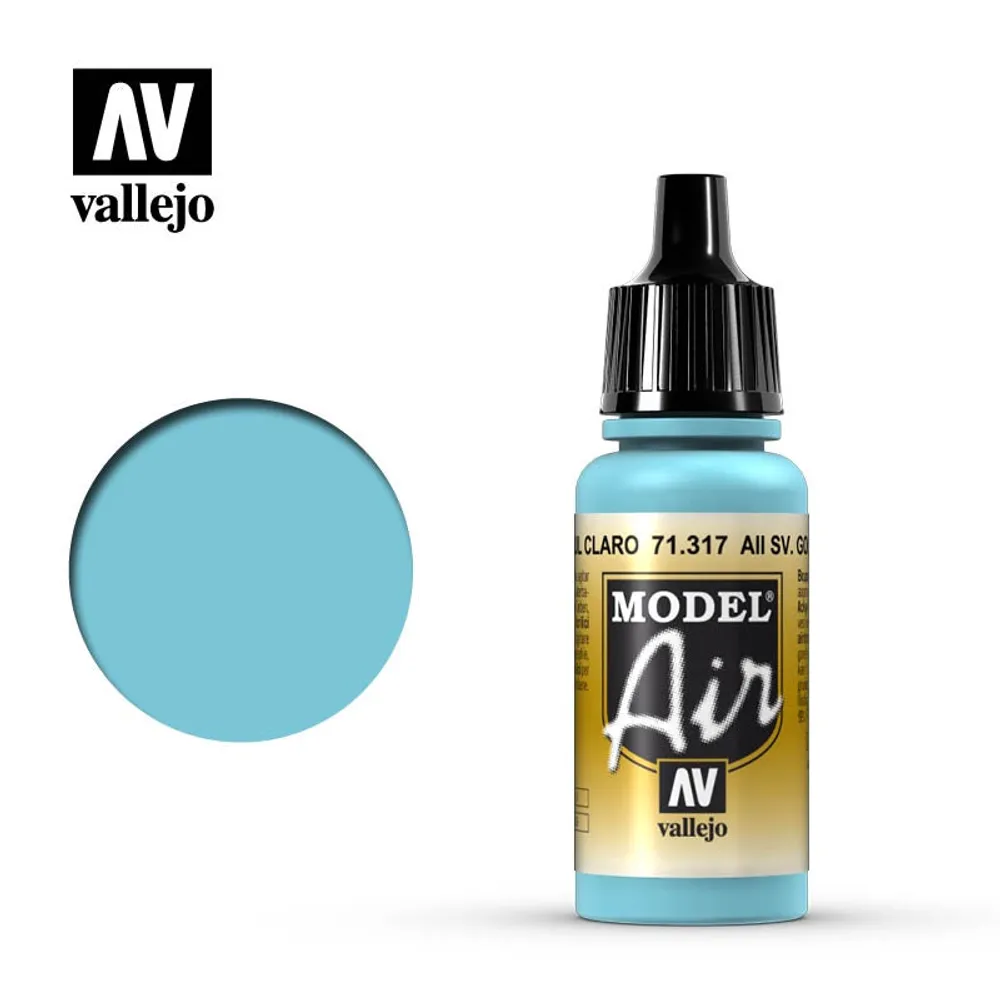 Vallejo Model Air 71.317 All SV Gol Light Blue 17mL