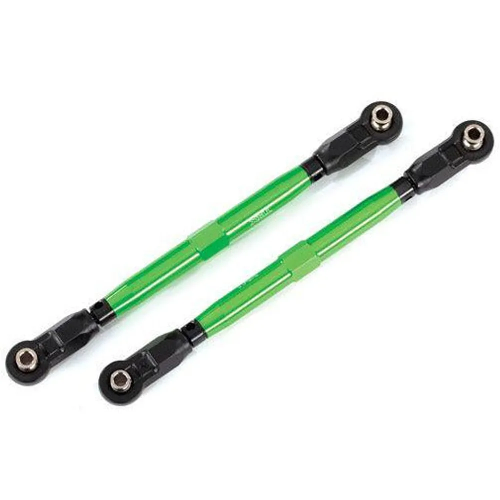 TRA8997G Traxxas Toe links, Widemaxx (TUBES, 6061-T6 aluminum (green-anodized))