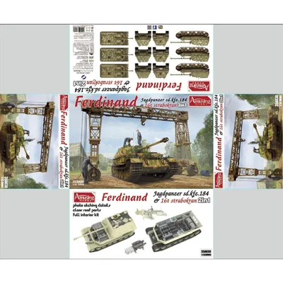 SD.Kfz184 Ferdinand & 16t Strabokran 1/35 by Amusing Hobby