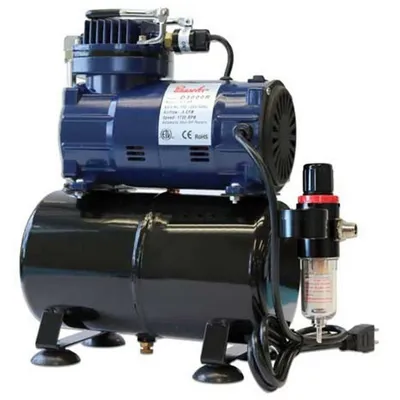 Paasche Air Compressor with Tank & Regulator