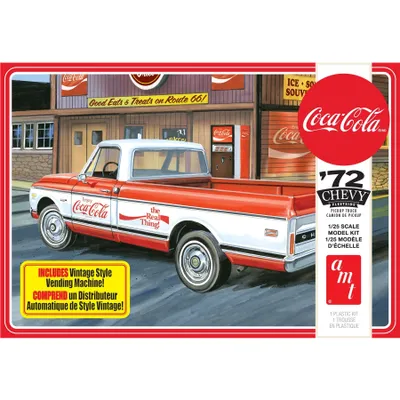 1972 Chevrolet Fleetside Pick Up Coca-Cola 1/25 Model Car Kit #1231 by AMT