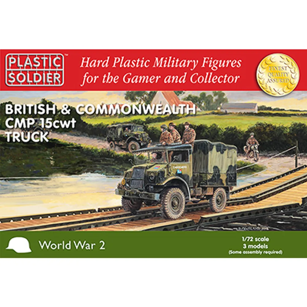 CMP15 CWT Trucks 1/72 by Plastic Soldier