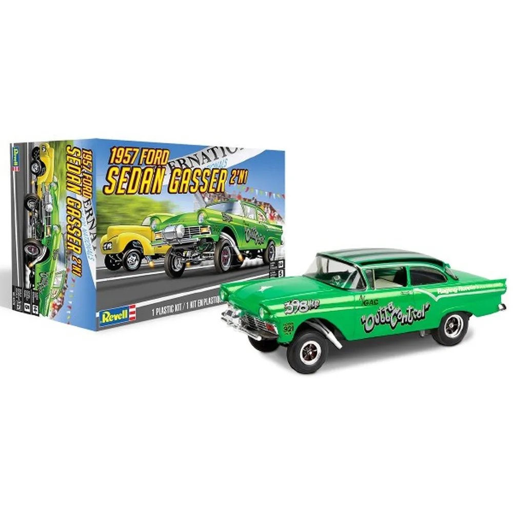 1957 Ford Sedan Gasser 2-in-1 1/25 Model Car Kit #4478 by Revell