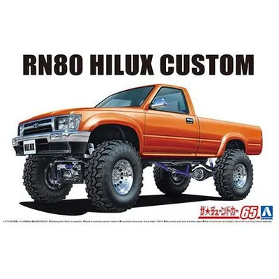 1995 Toyota RN80 Hilux Custom Longbed Liftup 1/24 #5802 by Aoshima