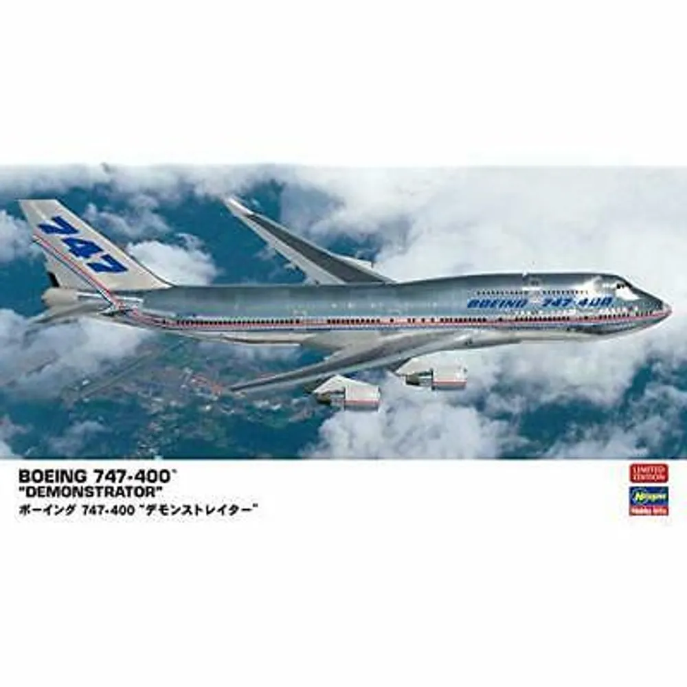 Boeing 747-400 Demonstrator 1/200 by Hasegawa