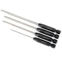 8715X Speed Bit Set, hex driver, 4-piece Straight (1.5mm, 2.0mm, 2.5mm, 3.0mm), 1/4" drive