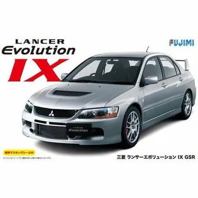 1/24 Fujimi Mitsubishi Lancer Evolution IX GSRw/Window Frame Masking