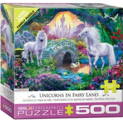 Eurographics Unicorns Fairy Land Puzzle (500pc)