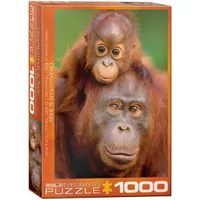 Eurographics Orangutan & Baby Puzzle (1000pc)