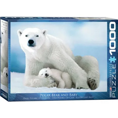 Eurographics Polar Bear & Baby Puzzle (1000pc)