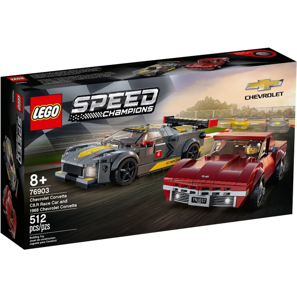 Lego Speed Champions: Chevrolet Corvette C8.R Race Car and 1968 Chevrolet Corvette 76903