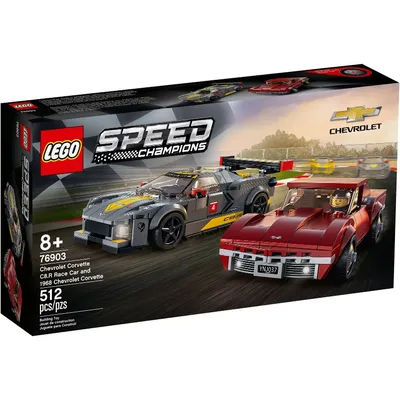Lego Speed Champions: Chevrolet Corvette C8.R Race Car and 1968 Chevrolet Corvette 76903