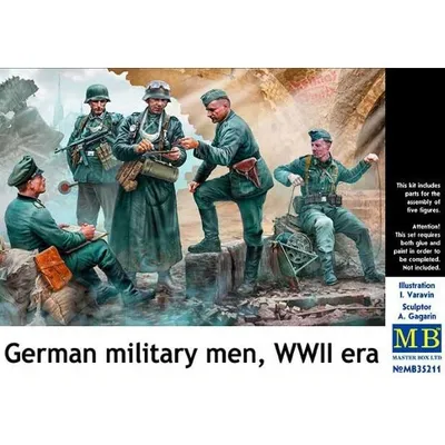 German Military Men, WWII Era 1/35 #MB35211 by Master Box