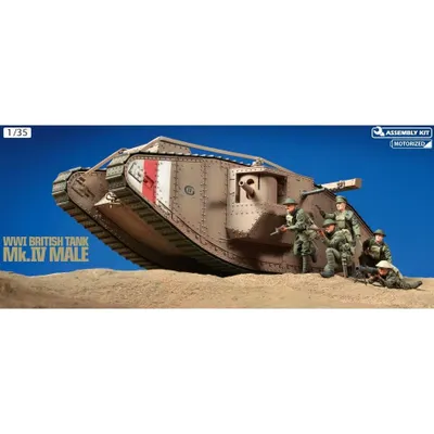 WWII British Tank Mk.IV Males 1/35 #30057 by Tamiya